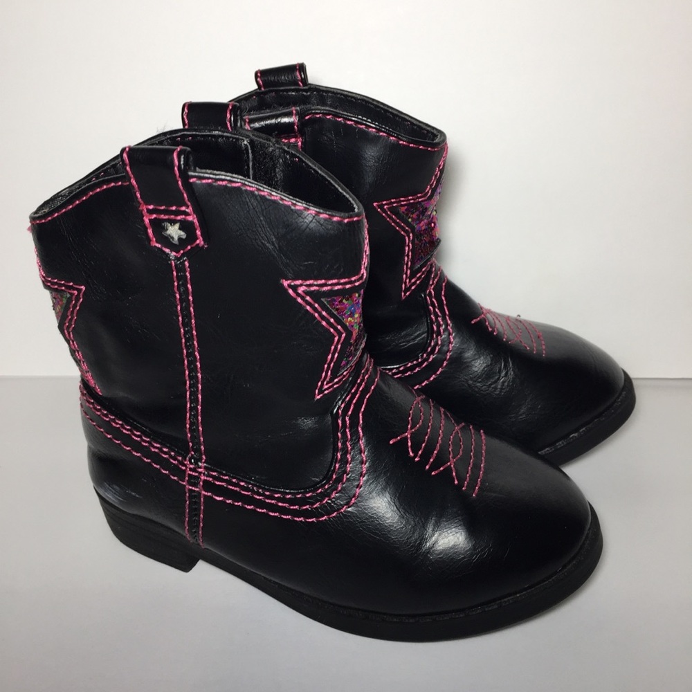 FADED GLORY TODDLER GIRLS COWBOYS BOOTS SIZE 6